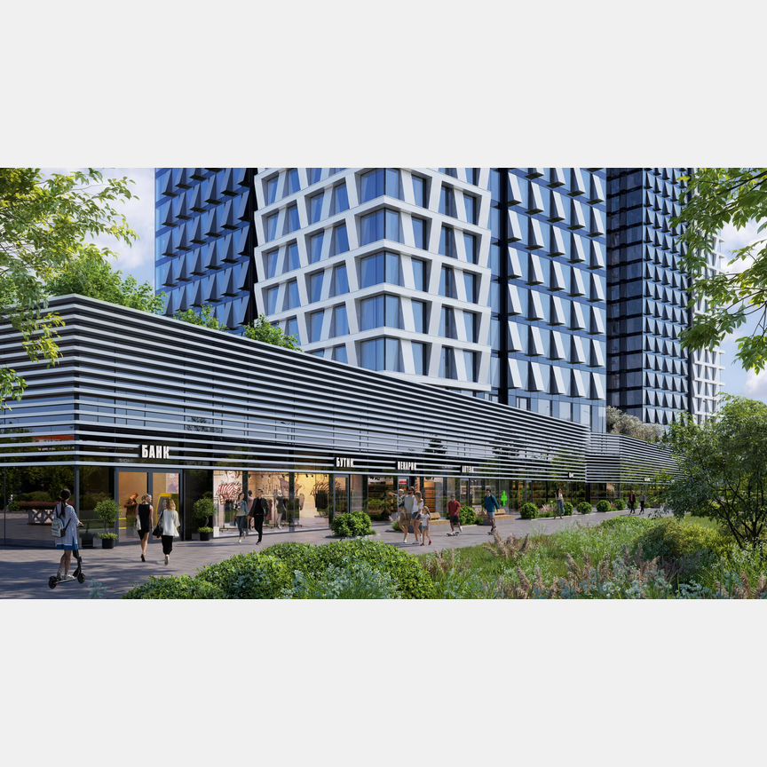 Апартаменты-студия, 29,5 м², 31/35 эт.