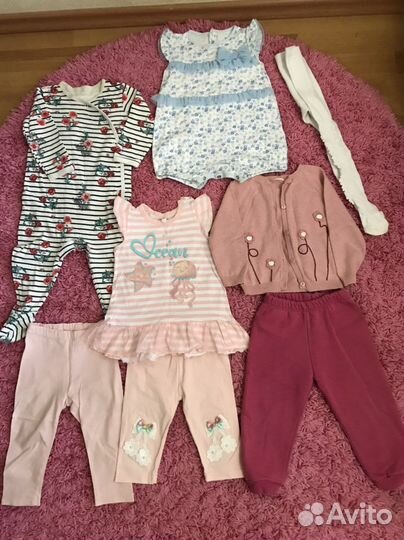 Пакет вещей 80 р доя девочки