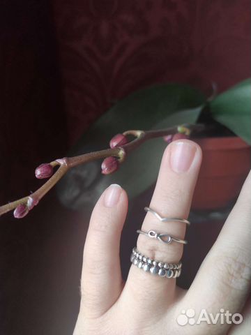 Колечки Pandora оригинал+4 кольцо в подарок