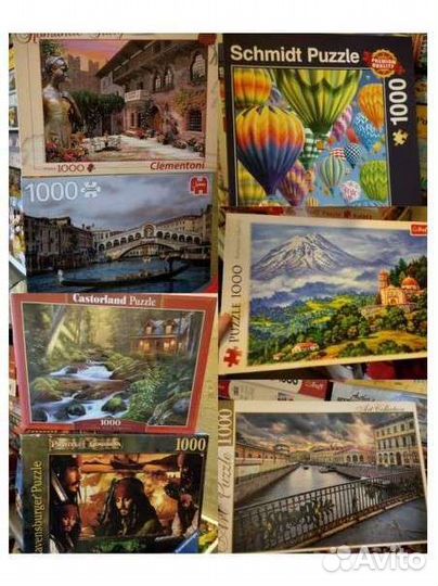 Пазлы Ravensburger, Trefl, jumbo и др