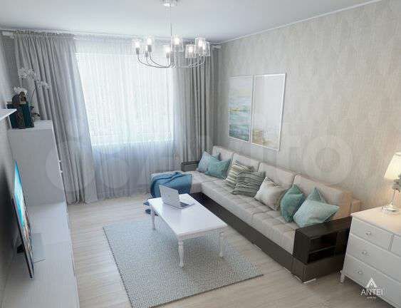 1-к. квартира, 43 м², 3/9 эт.