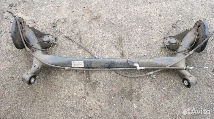 Kia rio 3 балка задняя под дисковые тормоза