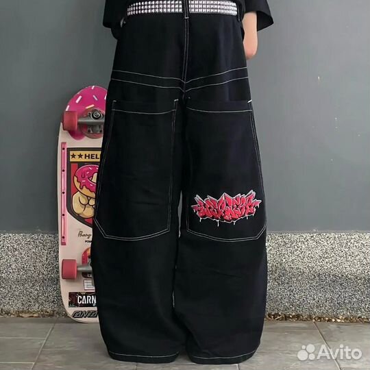 Джинсы Jnco Wexwear 3pm широкие