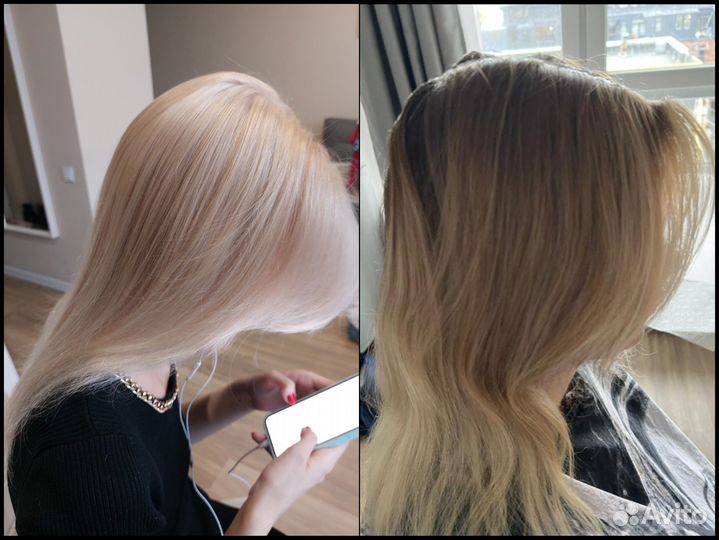 Окрашивание волос у вас на дому