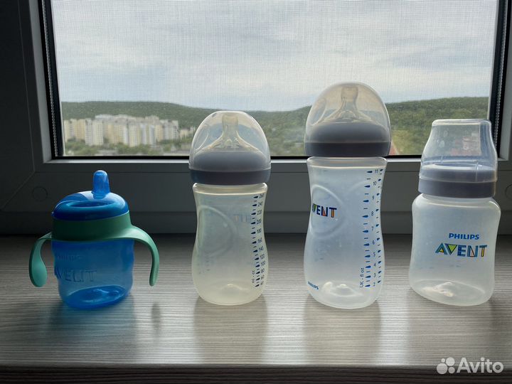 Бутылочки для кормления avent и поильник