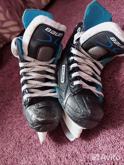 Хоккейные коньки bauer, 19,5см по стельке