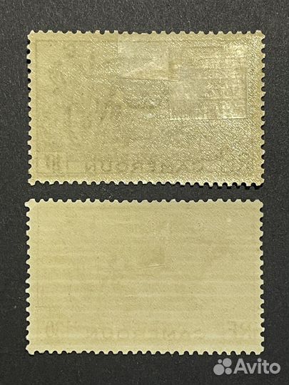 Две марки Камерун 1946 г