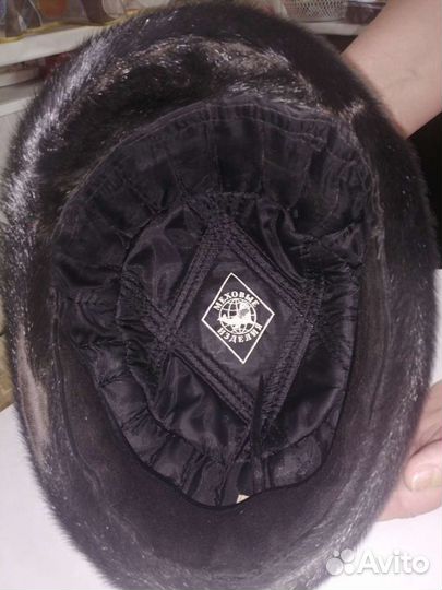 Меховая мужская шапка из нерпы