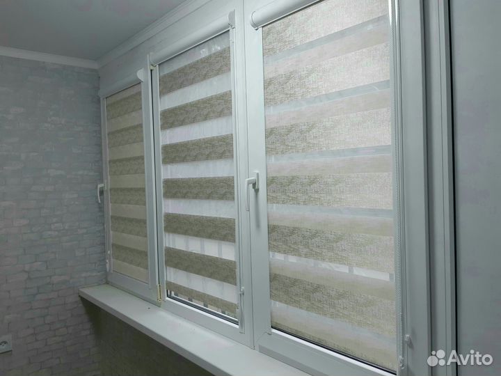 Рулонные шторы день ночь, свое производство