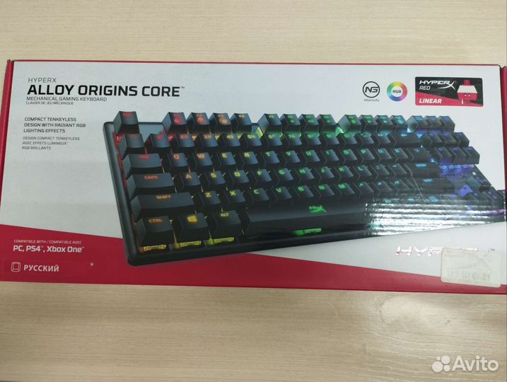 Клавиатура hyperx alloy origins core