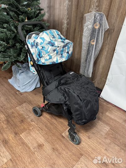 Коляска складная Baby ton + чехол и дождевик