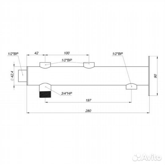 Консоль для расширительного бака 20-15х4 KRB-02