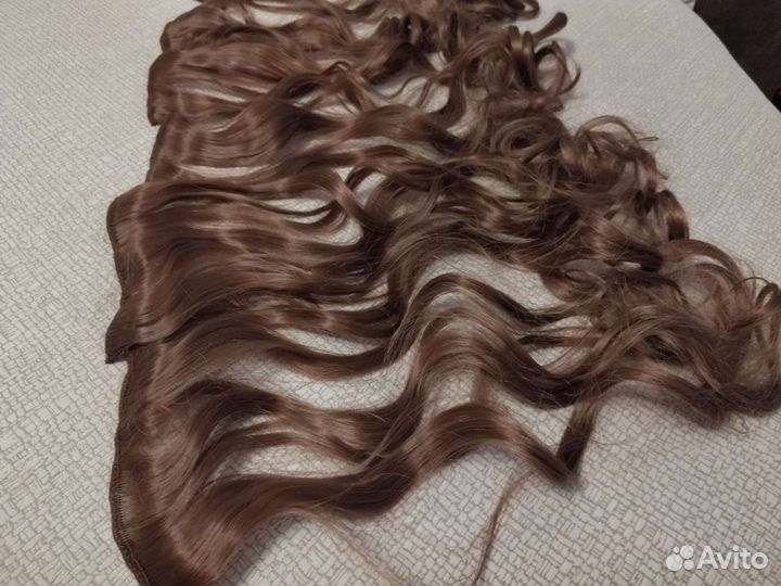 Пряди на заколках