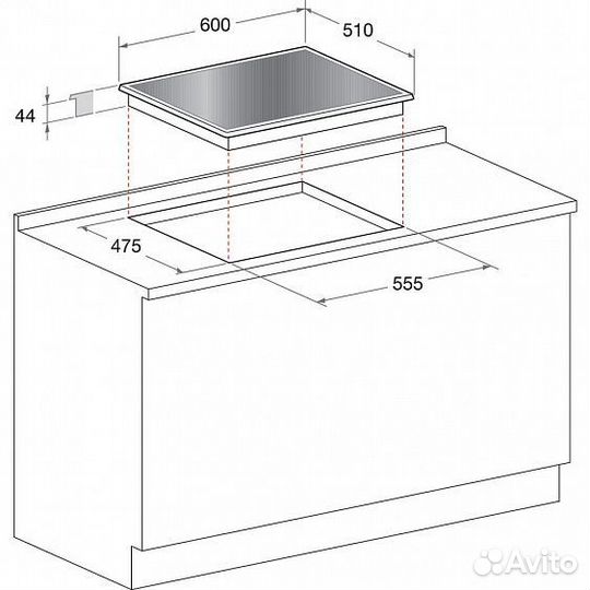 Газовая панель hotpoint-ariston TQG 641 HA (CF)