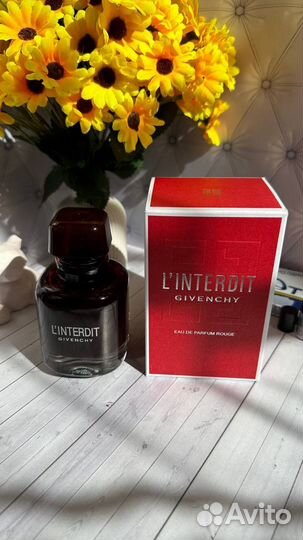 Givenchy linterdit parfum rouge 80ml открытые