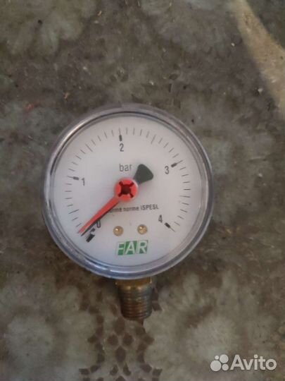 Манометр для воды