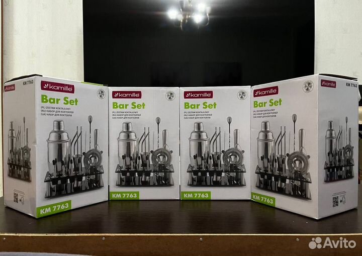 Набор бармена 16 предметов Kamille KM 7763