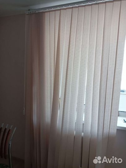 Жалюзи вертикальные тканевые бу