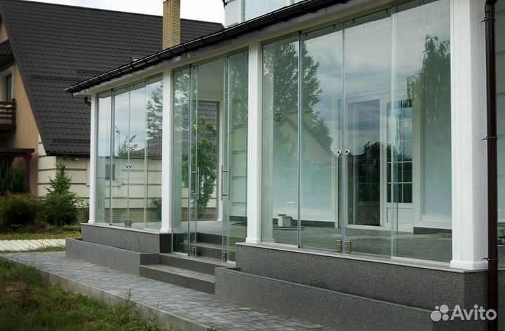 Безрамное остекление