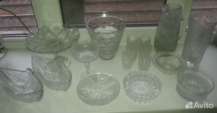 Хрусталь винтаж СССР, Чехия1960-1970 гг