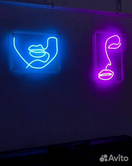 Неоновые вывески под заказ, неоновая реклама