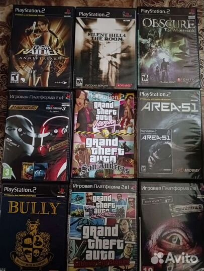 Sony рlaystation 2 ps2 диски