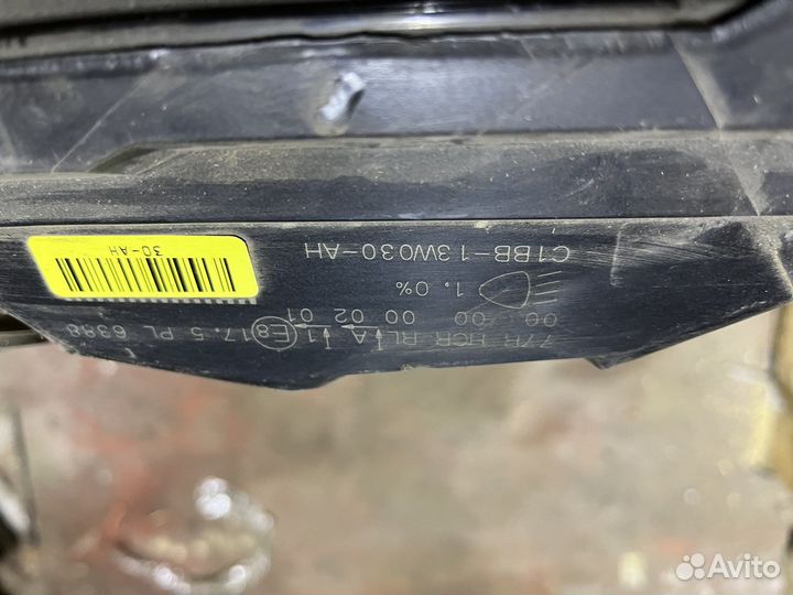 Фара левая ford fiesta mk6 2016 г.с дефектом