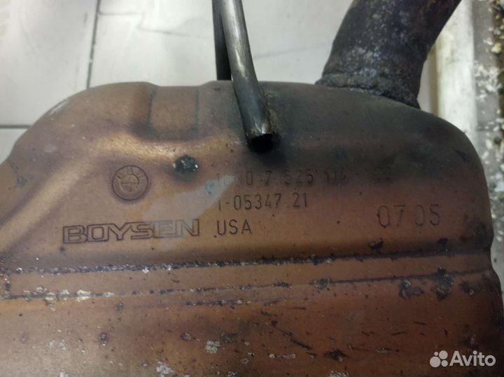 Трубы (задние банки) на BMW X5 Е53 4.4,4.8