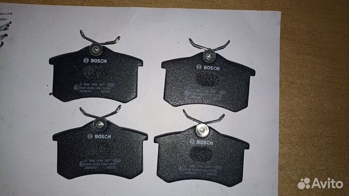 Колодки задние рено ауди фольцваген пежо ситроен