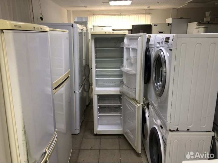 Узкий холодильник Samsung. 180 см. С гарантией