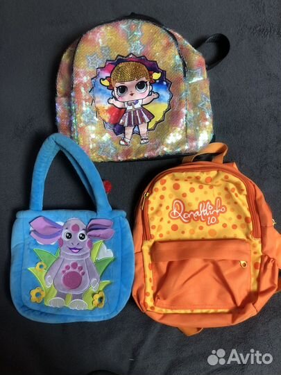 Рбкзаки и сумка для девочки