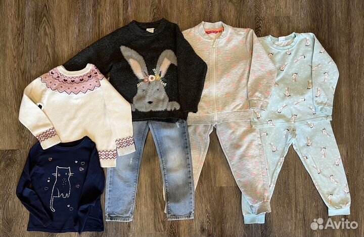 Вещи пакетом на девочку 110 5 лет