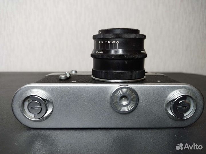 Фотоаппарат Зоркий 4 с Индустар-50 3.5/5 и чехлом