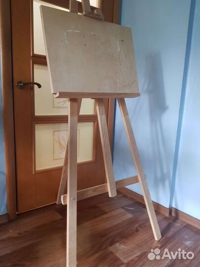 Мольберт деревянный, тренога с подставкой