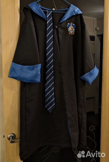 Мантия / плащ Гарри Поттер с галстуком Когтевран
