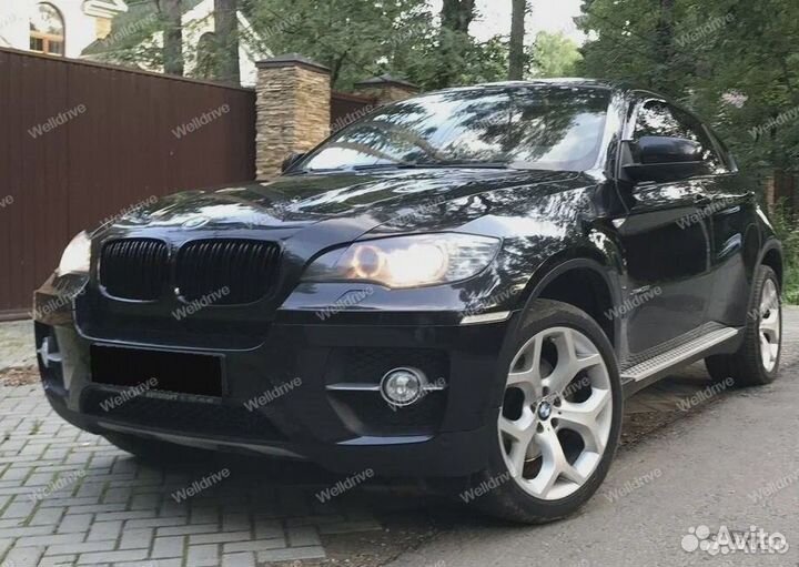 Решетки передние BMW X6 X6M E71 черные