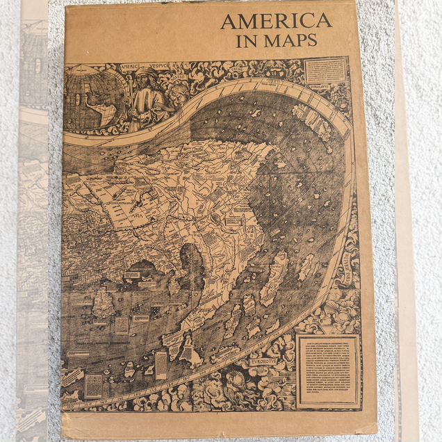 Америка в старинных картах 1500-1856 атлас 1976