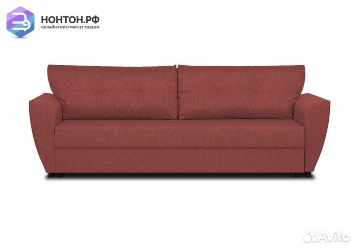 Диван еврокнижка Амстердам терракотовый