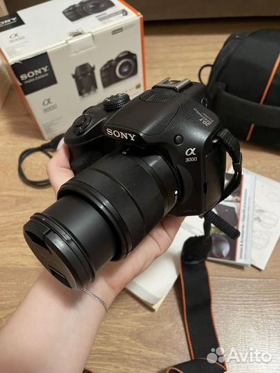 Фотоаппарат Sony Alpha A3000 Kit 18-55mm
