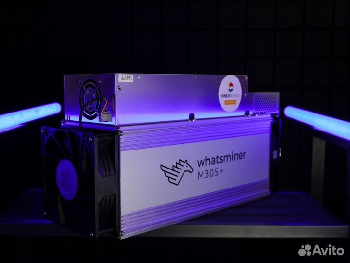 Майнер Вотсмайнер MicroBT m30s+ 102t NEW