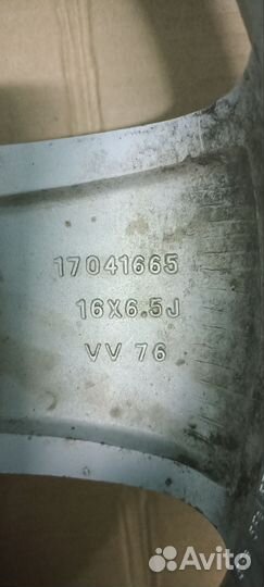 Литые диски r 16 x6.5 j