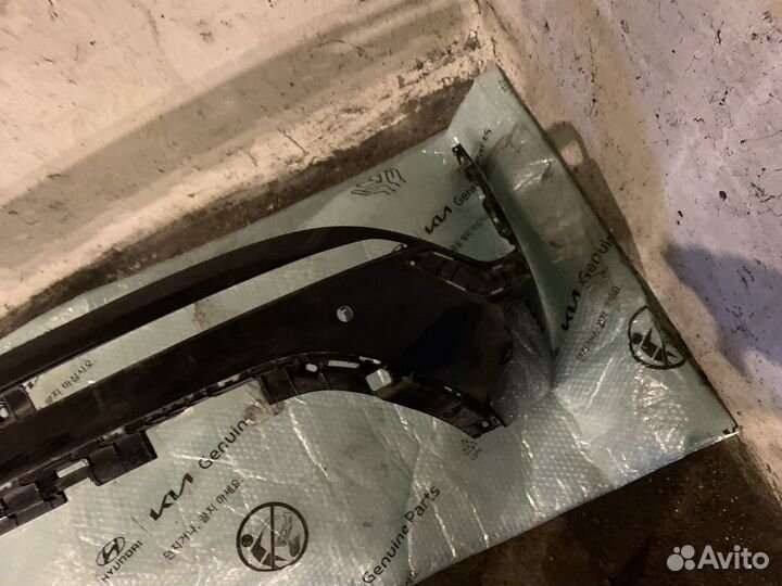 Юбка заднего бампера hyundai Santa Fe 4 rest