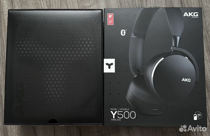 Наушники AKG Y500 wireless (черные)