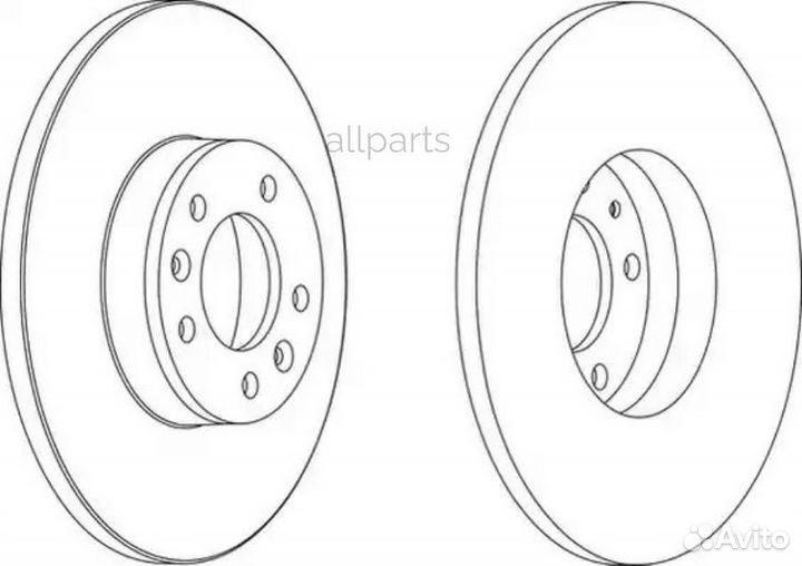 Ferodo DDF1602 Тормозной диск