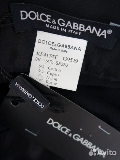 Dolce Gabbana новая шерстяная юбка миди оригинал
