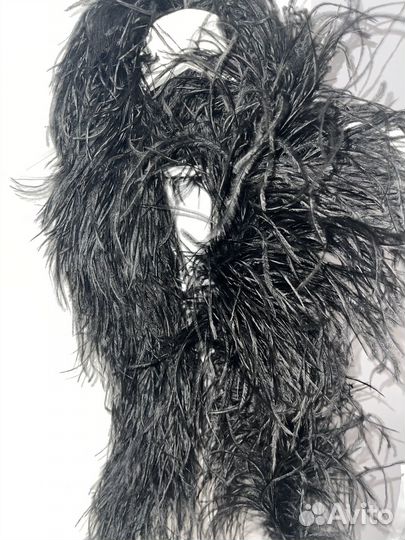 Боа из страуса 10 нитей 1м