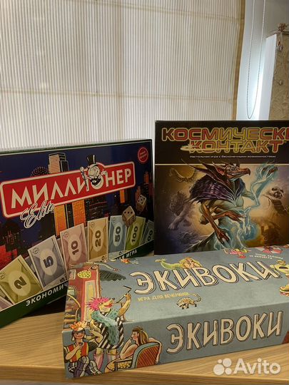 Настольные игры Космический контакт Экивоки