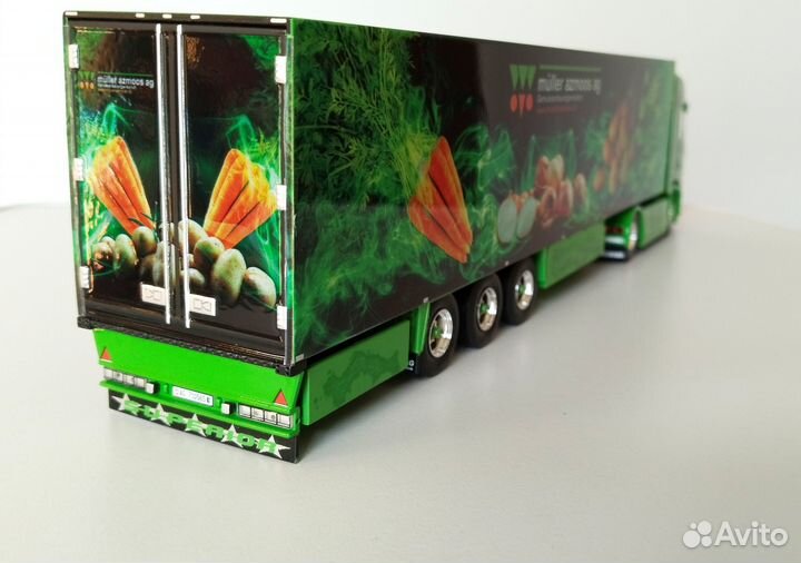 1/50 Scania Muller Azmoos рефрижератор Tekno