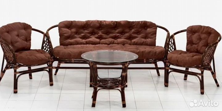 Стильная ротанговая мебель