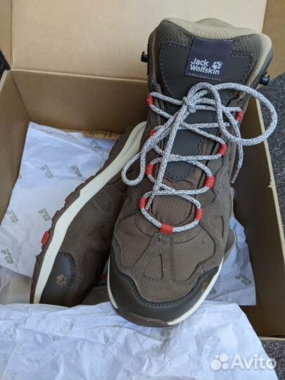 Ботинки Jack wolfskin 42-43р.новые, мембрана